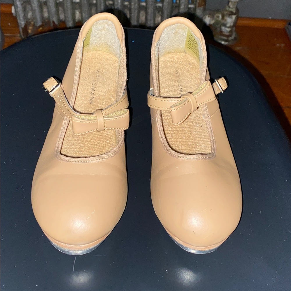 Weissman girls Mary Jane tap shoes, size 2pm, like new